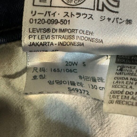 Levi’s Size 20W 512 Perfectly Shaping Bootcut Inseam 28 inches - Picture 12 of 13